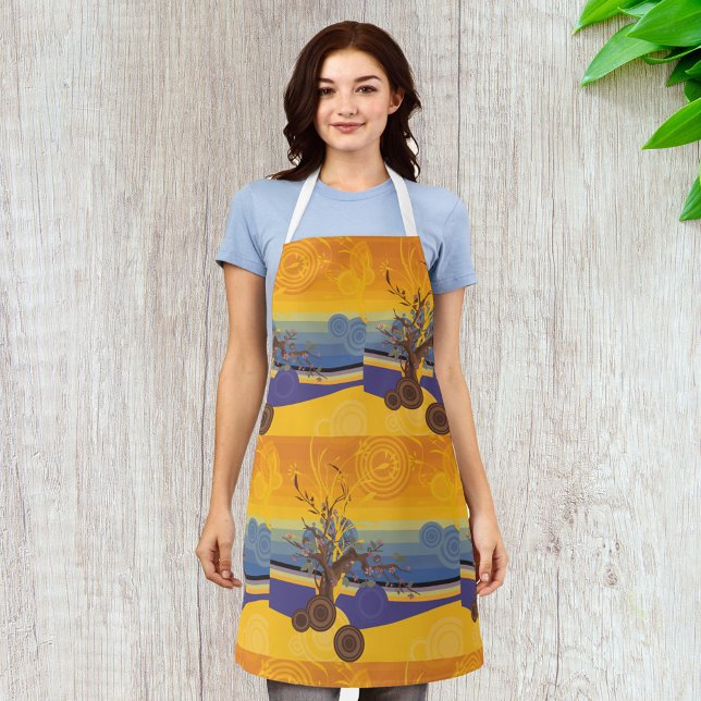 Golden Sunset Art Apron (Creator Uploaded)