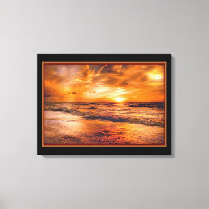 Golden Sunset Canvas Print