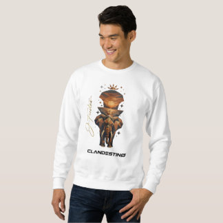 Golden Sunset Elephant – Long Sleeve Tee