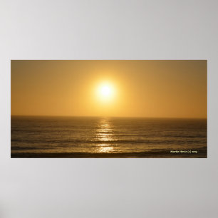 Golden Sunset I - Poster