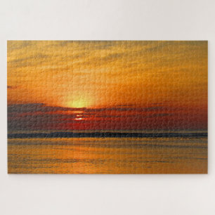 golden sunset jigsaw puzzle