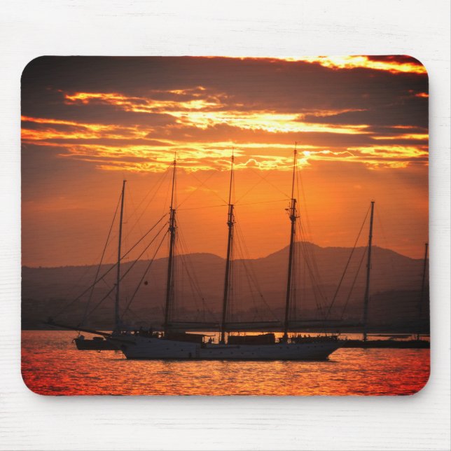 Golden Sunset Mouse Pad (Front)