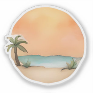Golden Sunset Oasis