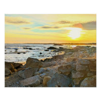 Golden Sunset Ocean Photo Nature photography