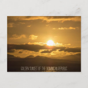 Golden Sunset Postcard