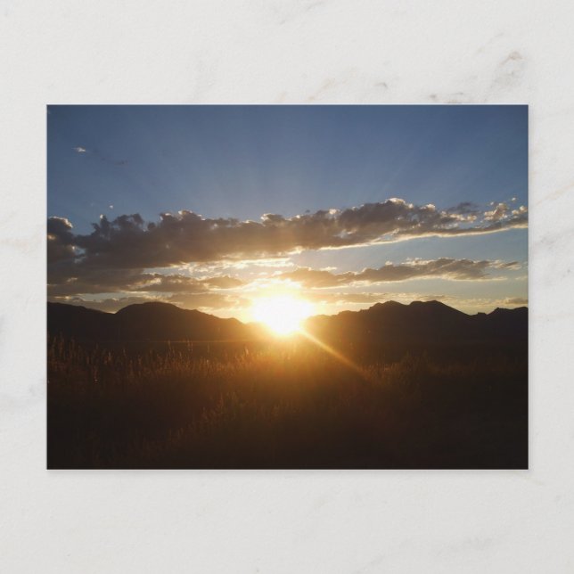 Golden Sunset Postcard (Front)