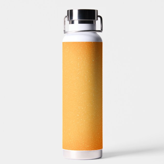 Golden Sunset Sparkle Insulated Bottle (Back)
