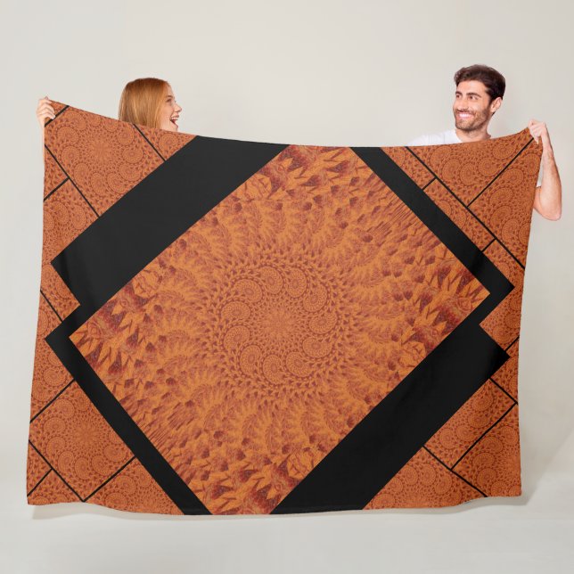 Golden Sunshine 82 Fleece Blanket (In Situ)