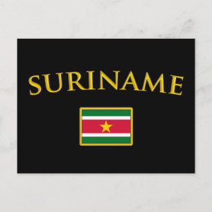 Golden Suriname Postcard