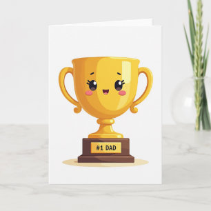 Golden Sweet Fathers Day Card