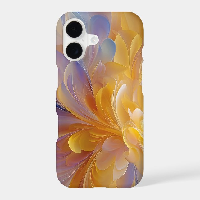 Golden Symphony of Blooming Abstract Petals (Back)