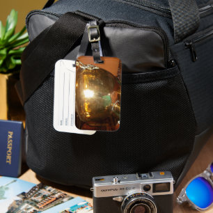 Golden tea Pot Luggage Tag