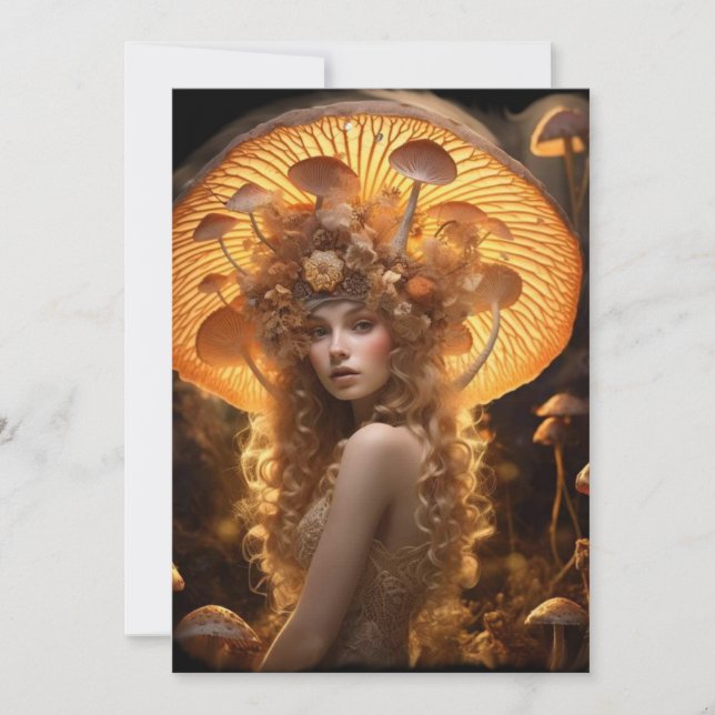 Golden Teacher Goddess Holiday Card (Front)