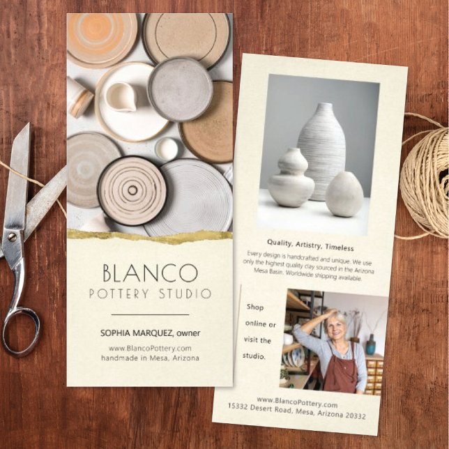 Golden Tear Creative Marketing Rack Card (Creator Uploaded)