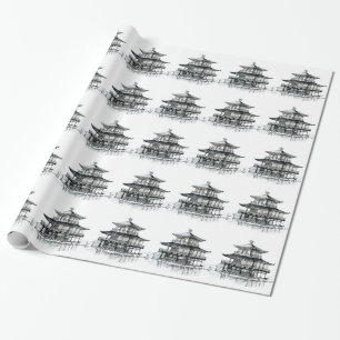 Golden temple Kyoto  Japan Wrapping Paper