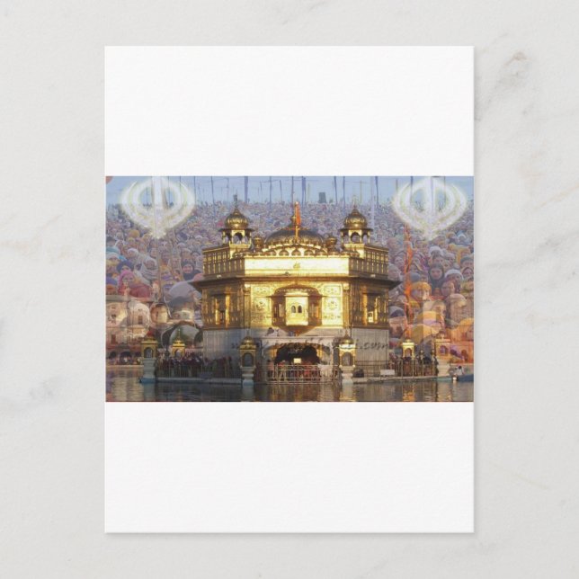 GOLDEN TEMPLE POSTCARD (Front)