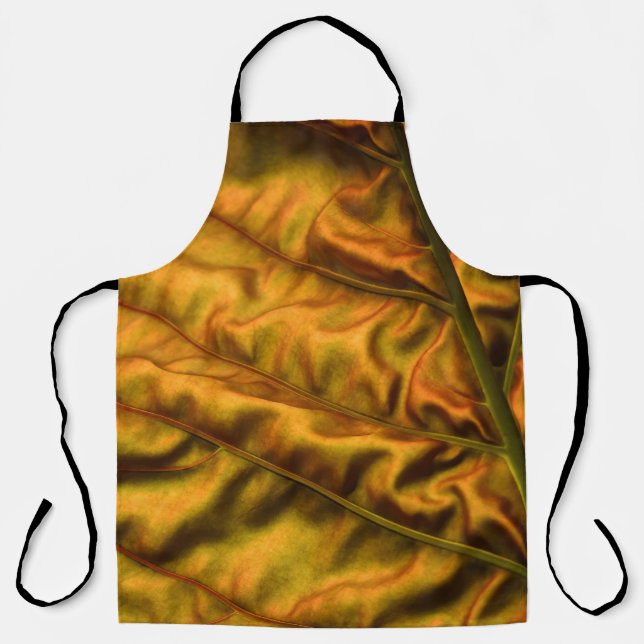 Golden textile apron (Front)