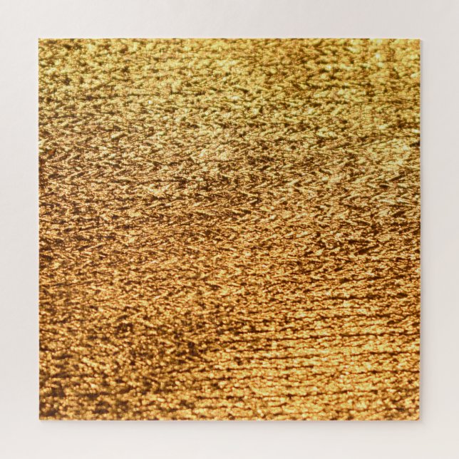 Golden textile: glamourous macro background. jigsaw puzzle (Vertical)