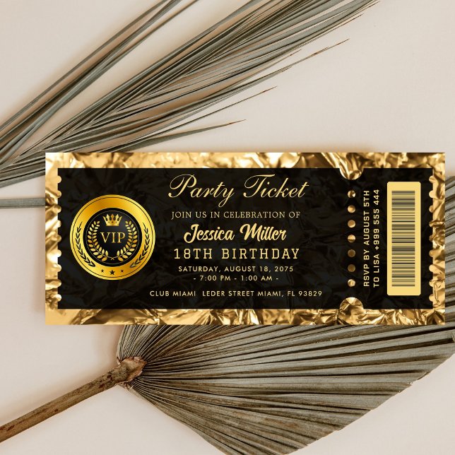 golden ticket invitations (Creator Uploaded)