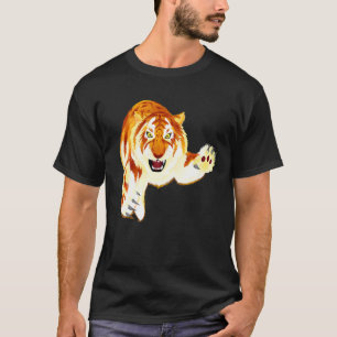 Golden Tiger Panthera Tigris Rare Big Cat T-Shirt