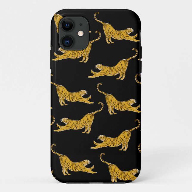 Golden Tigers   Case-Mate iPhone Case (Back)