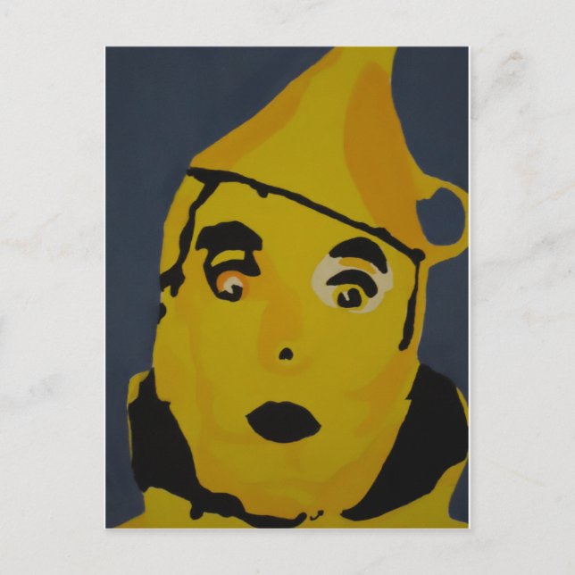 Golden Tin Man Postcard (Front)