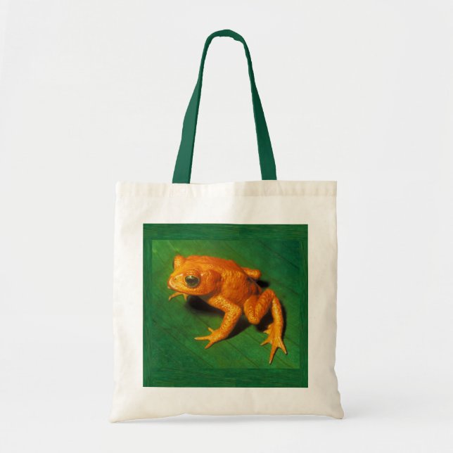 Golden Toad Tote Bag (Front)