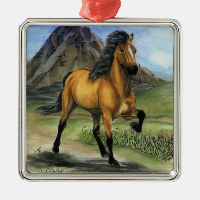 Golden Tolt Metal Tree Decoration (Front)