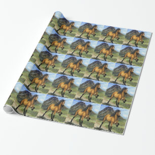 Golden Tolt Wrapping Paper