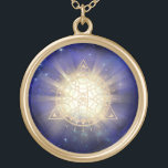 *~* Golden Totem Sacred Geometry Light Rays Eye Gold Plated Necklace<br><div class="desc">Gold Plated - JEWELRY WITH INTENTION (R) - Energetically Enhanced Jewellery. Sacred Geometry Triangle Mandala & 3rd Eye plus beams of light and energy. As a professional distance spiritual energy healer since 2001, I have learned, developed and utilised the power of energy healing intention. All my JEWELRY WITH INTENTION (R)...</div>