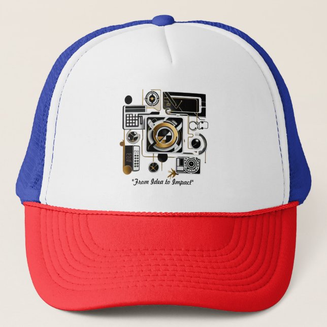 "Golden Touch Designs" Trucker Hat (Front)