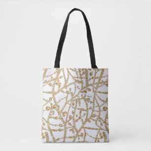 Golden touch tote bag