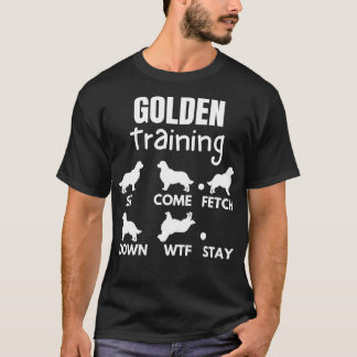 Golden Training Golden Retriever Dog Tricks T-Shirt