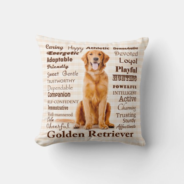 Golden Traits Pillow (Front)