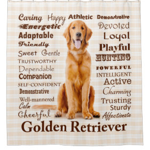 Golden Traits Shower Curtain