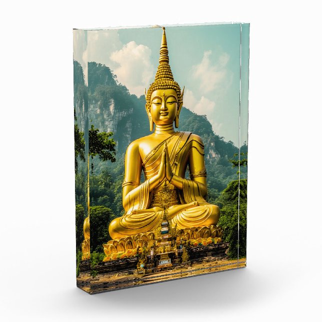 Golden Tranquility Photo Block (Left)