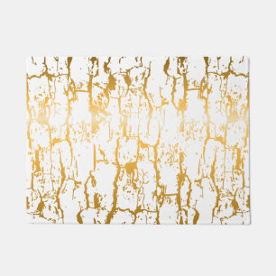 Golden Tree Bark Cracks Doormat