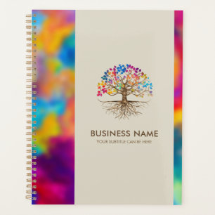 Golden Tree of life - Colorful Leaves Planner