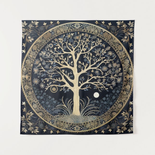 Golden Tree of Life Tapestry (Front)