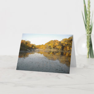 Golden Trees and Pond. Card