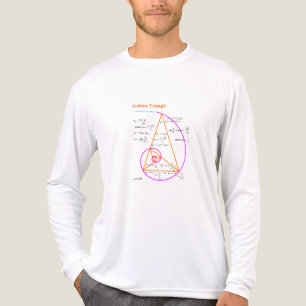 Golden Triangle & Fibonacci Numbers Tri-Blend Shirt