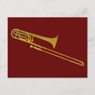 Golden Trombone Postcard