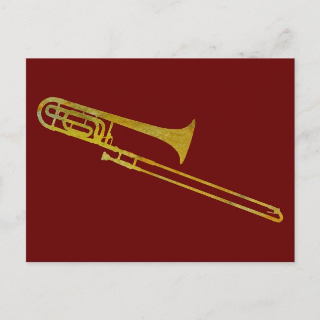 Golden Trombone Postcard (Front)