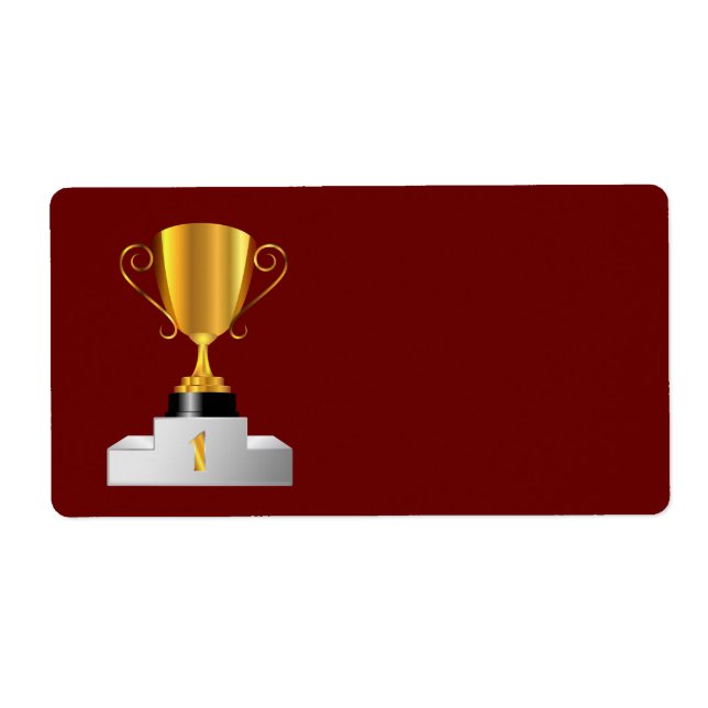 Golden trophy cup (Front)