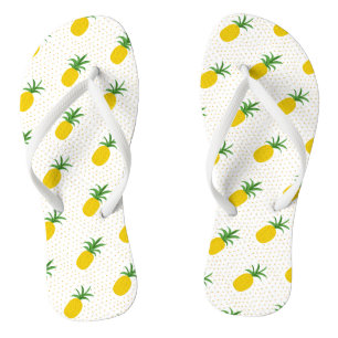 Golden Tropical Pineapples Jandals