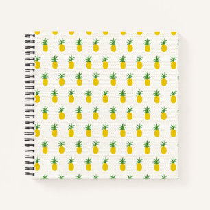 Golden Tropical Pineapples Notebook
