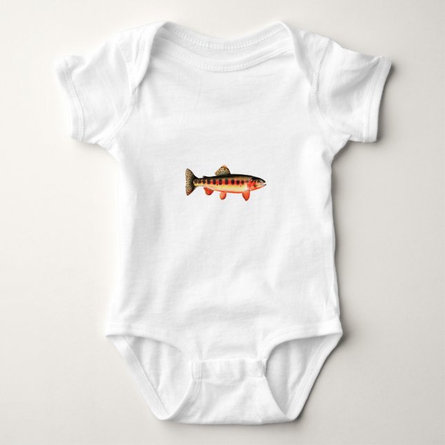 Golden Trout Baby Bodysuit (Front)