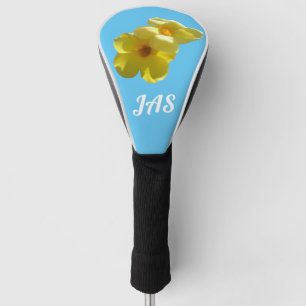 Golden Trumpet Flowers I Golf Head Cover