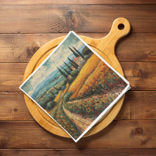 Golden Tuscany Dreams Napkin