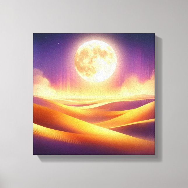 Golden Twilight Dunes Art – Back to School Decor (Front)